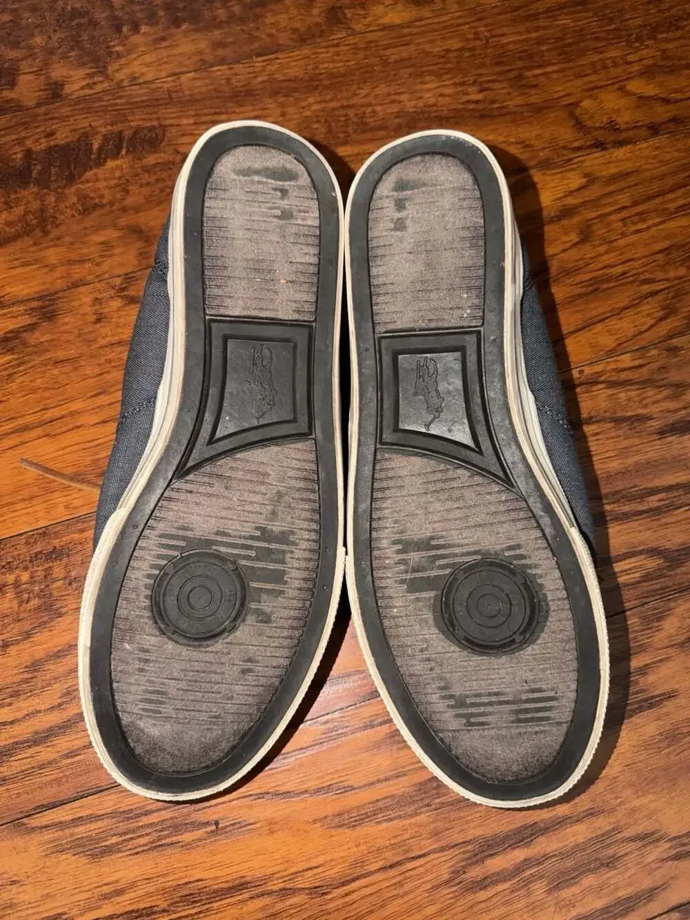 Polo Ralph Lauren Vaughn Herringbone Canvas Sneakers with Leather Details